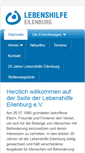 Mobile Screenshot of lebenshilfe-eilenburg.de