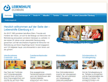 Tablet Screenshot of lebenshilfe-eilenburg.de